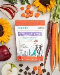 PetiPet Mobility Bars Hip & Joint Pain Dog Treat 4oz