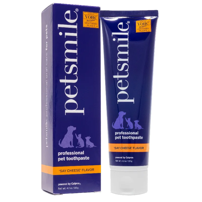 Petsmile Say Cheese Flavoured Professional Toothpaste for Dogs and Cats 4.2ox/119g