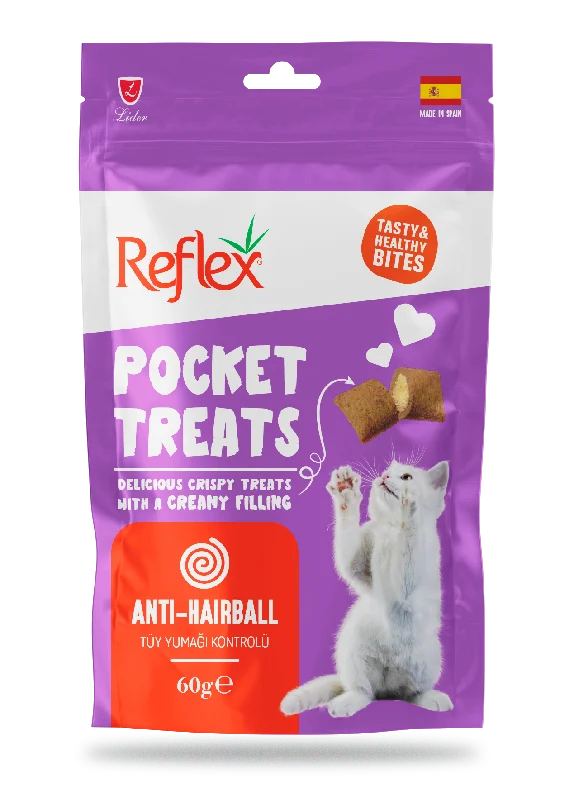 Pocket Treats / Cat Treats for Hairball Control 60gr