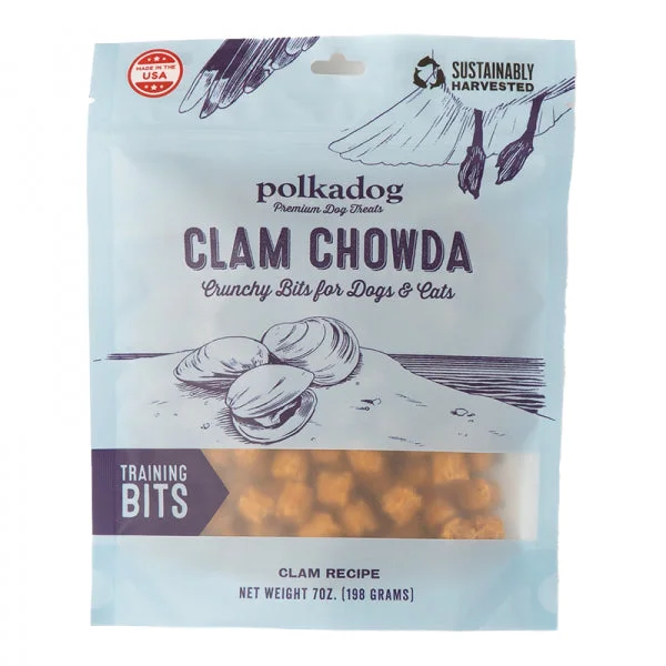 Polka Dog Clam Chowda Bits Pouch 7oz