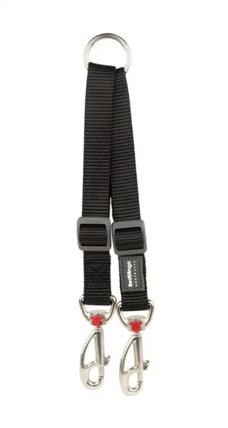 Red Dingo Dog Coupler Lead L Black