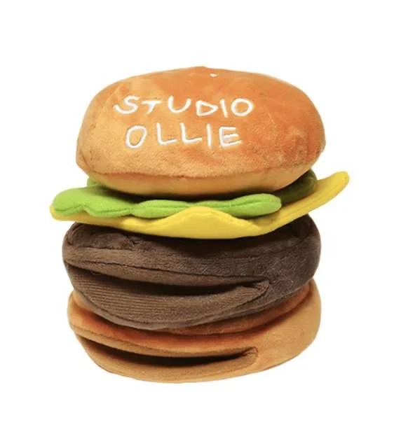 Studio Ollie Nosework Dog Toy (Burger)