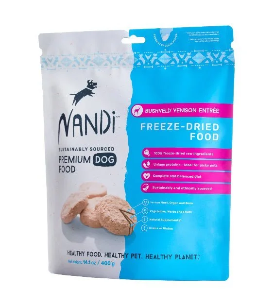 TRY & BUY: Nandi Freeze-Dried Bushveld Venison Entree Dog Food