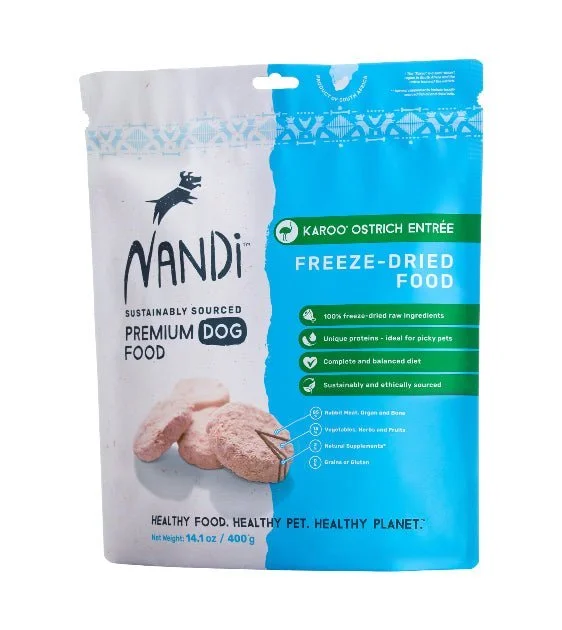 TRY & BUY: Nandi Freeze-Dried Karoo Ostrich Entree Dog Food