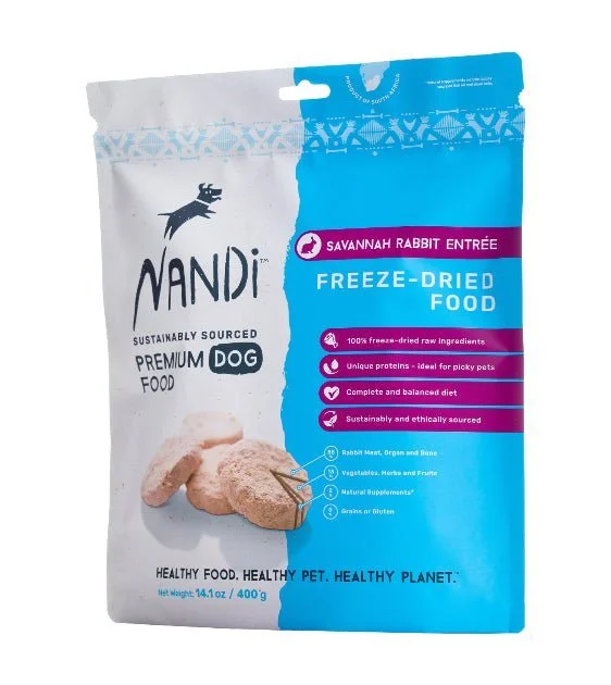 TRY & BUY: Nandi Freeze-Dried Savannah Rabbit Entree Dog Food