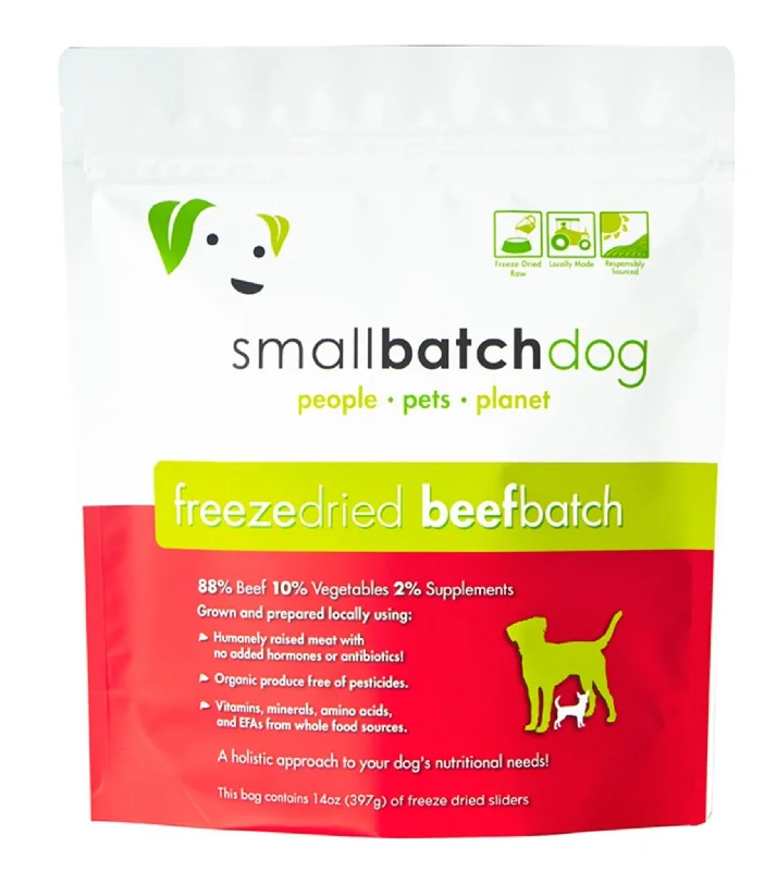 TRY & BUY: Small Batch Freeze Dried Beef Sliders Dog Food