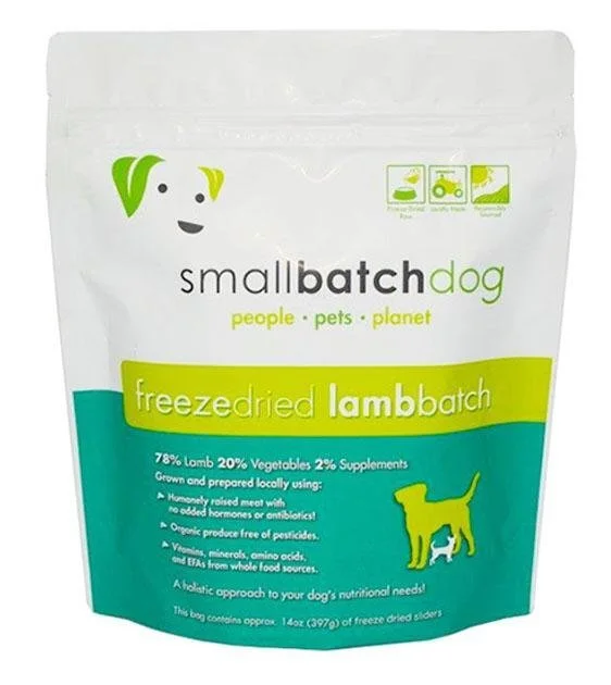 TRY & BUY: Small Batch Freeze Dried Lamb Sliders Dog Food