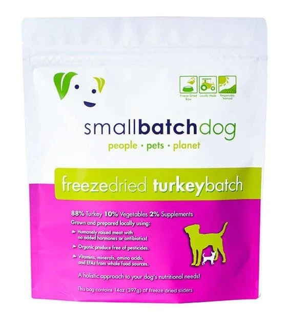 TRY & BUY: Small Batch Freeze Dried Turkey Sliders Dog Food