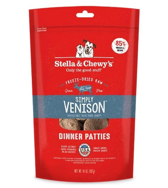 TRY & BUY: Stella & Chewy’s Freeze Dried Simply Venison Dinner Patties Dog Food