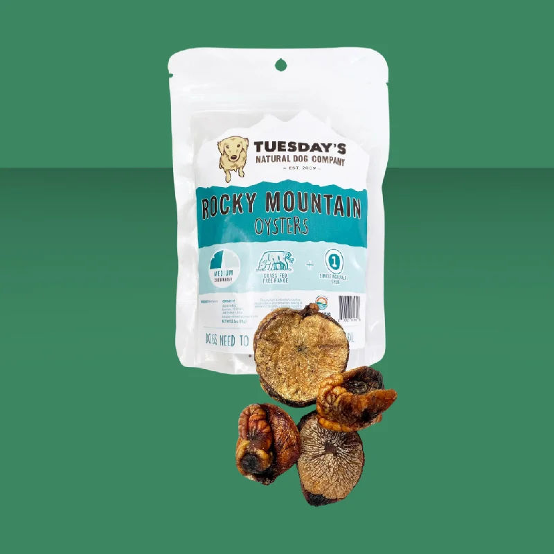 Tuesday's Natural Dog Company Rocky Mountain Oysters 3.5oz