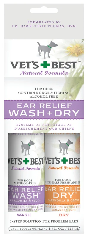 Vet's+best Ear Relief Wash & Dry For Dogs