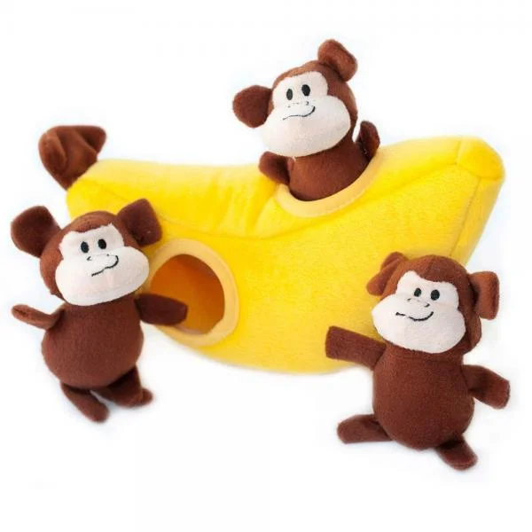 Zippy Paws D Monkey 'n Banana Burrow